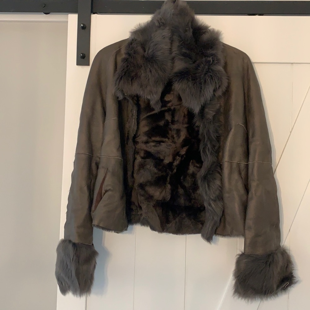 Reversible Shearling Coat - image 1
